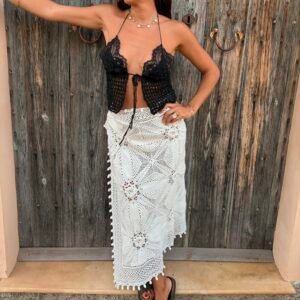 Top encaje&crochet